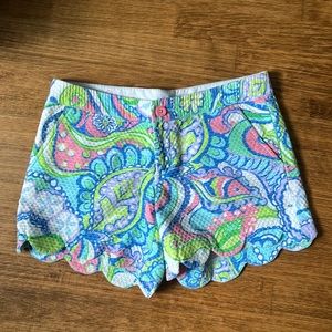 Lilly Pulitzer Buttercup Shorts size 0
